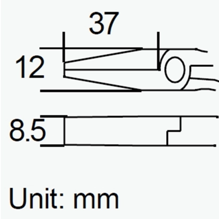 PM-754 – Длинногубцы мини  (135мм)