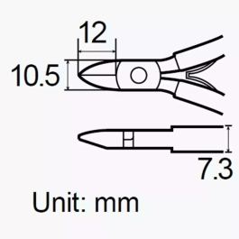 PM-711 – Кусачки прецизионные (120мм)